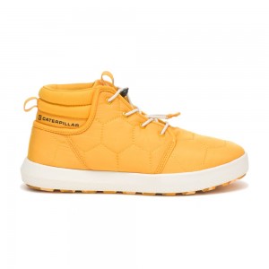 Caterpillar CODE Scout Mid Sneakers Heren Geel | CAT302-NL