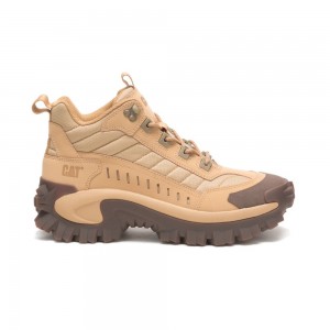 Caterpillar Intruder Mid Sneakers Heren Bruin | CAT350-NL