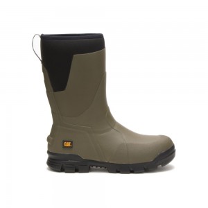 Caterpillar Stormers 11" Waterdichte Laarzen Dames Olijfgroen | CAT469-NL