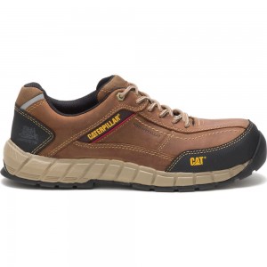 Caterpillar Streamline Leren Composite Neus Werkschoenen Heren Bruin | CAT390-NL