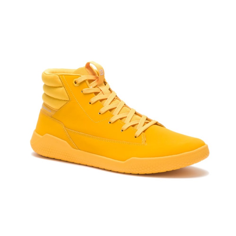 Caterpillar CODE Hex Hi Sneakers Heren Geel | CAT297-NL