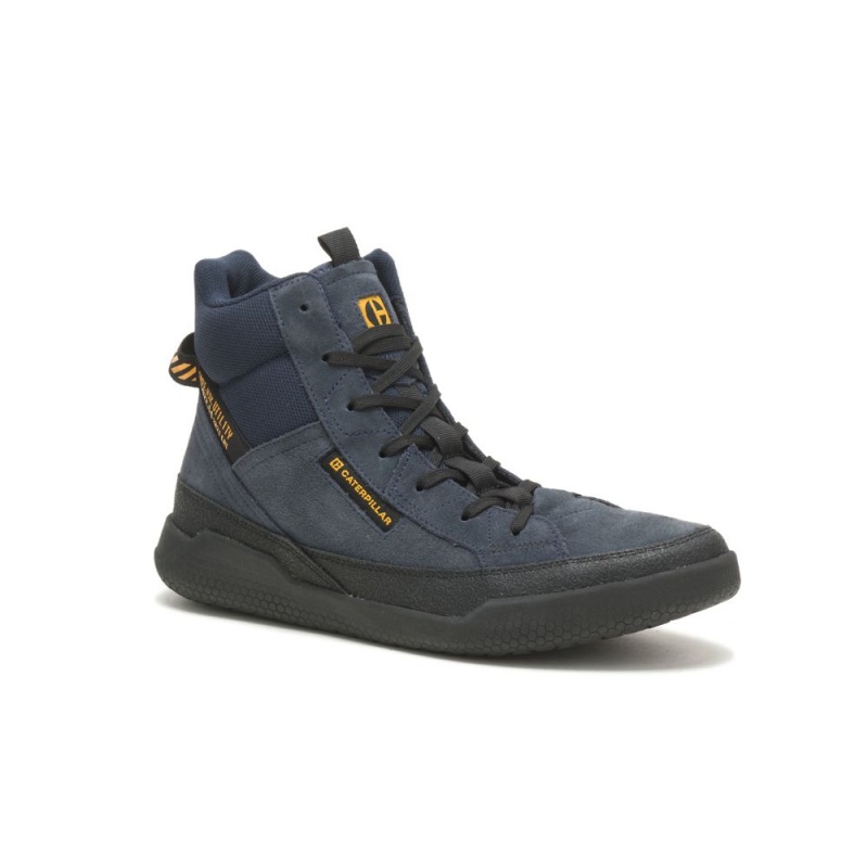 Caterpillar CODE Hex Hi Utility Sneakers Dames Donkerblauw | CAT565-NL