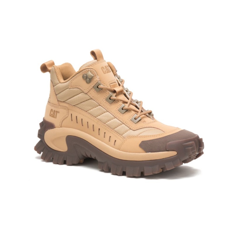 Caterpillar Intruder Mid Sneakers Heren Bruin | CAT350-NL