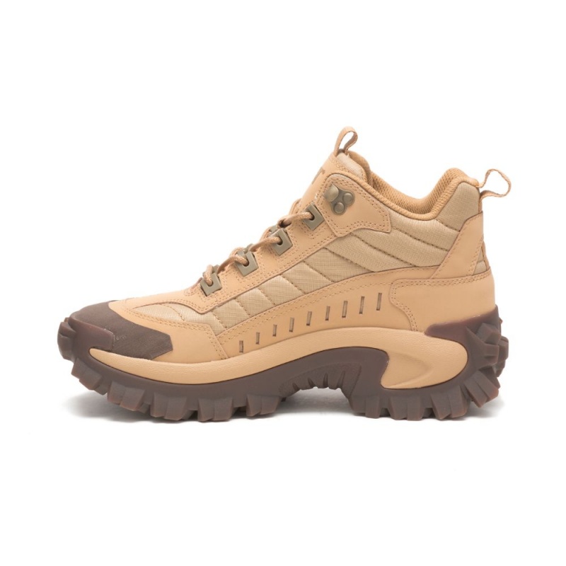 Caterpillar Intruder Mid Sneakers Heren Bruin | CAT350-NL