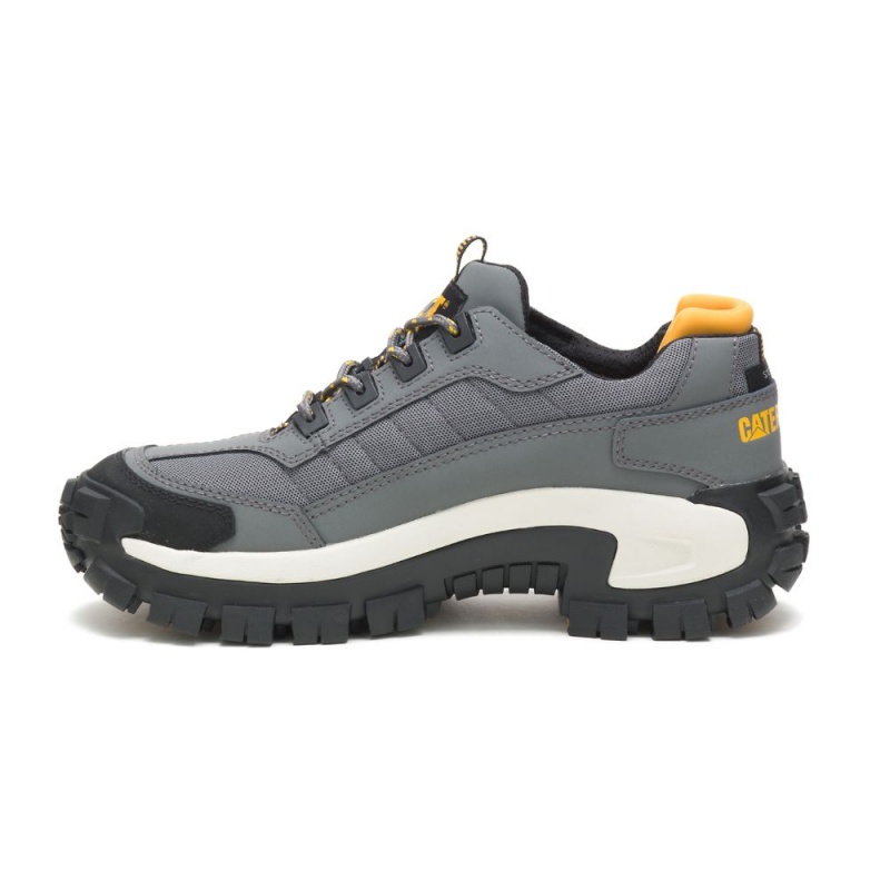 Caterpillar Invader Steel Neus Wandelschoenen Heren Zilver | CAT376-NL