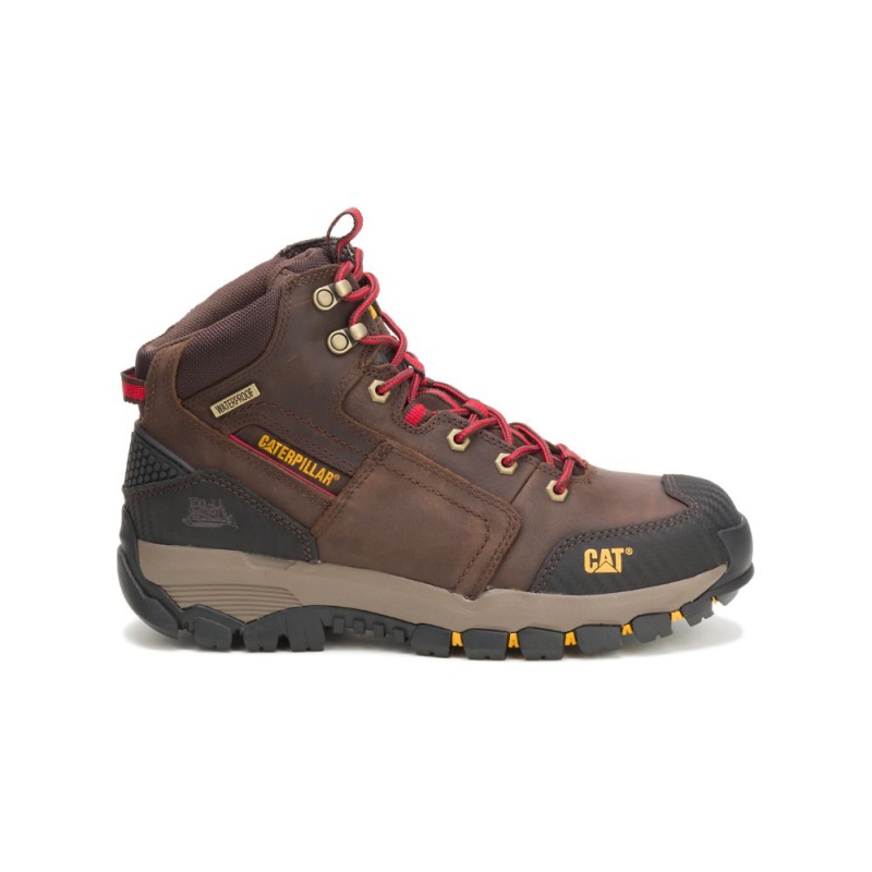 Caterpillar Navigator Waterdichte Hoge Sneakers Heren Bruin | CAT117-NL