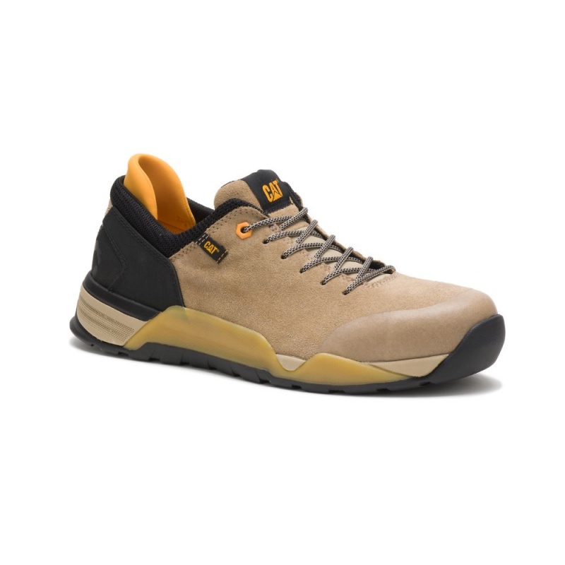 Caterpillar Sprint Suede Alloy Neus Wandelschoenen Heren Bruin | CAT372-NL