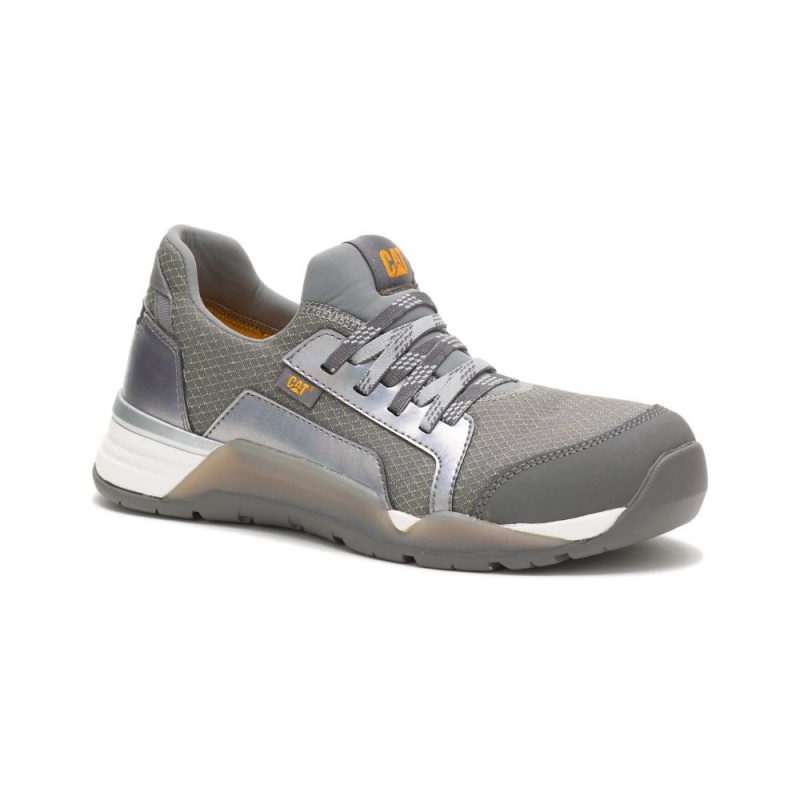 Caterpillar Sprint Textiel Alloy Neus Wandelschoenen Dames Grijs | CAT581-NL