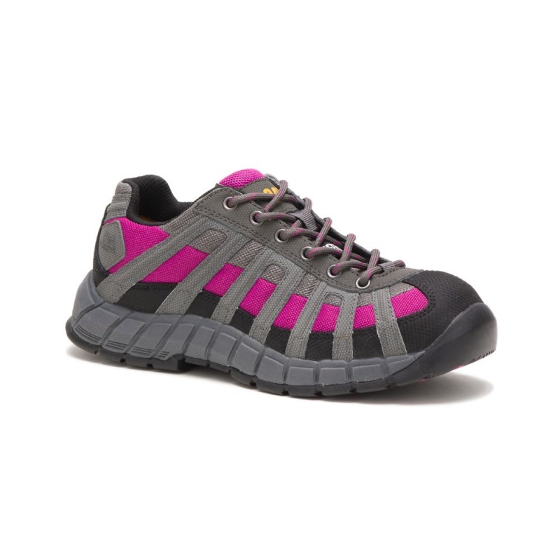 Caterpillar Switch Steel Neus Wandelschoenen Dames Roze | CAT578-NL