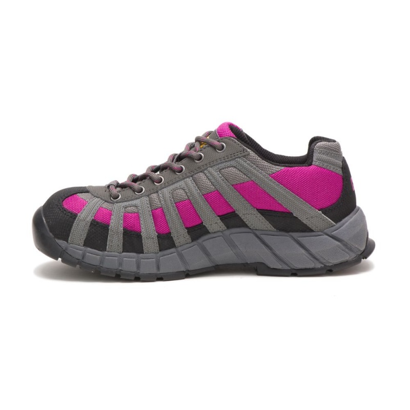 Caterpillar Switch Steel Neus Wandelschoenen Dames Roze | CAT578-NL