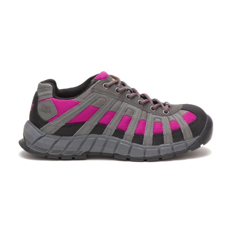 Caterpillar Switch Steel Neus Wandelschoenen Dames Roze | CAT578-NL